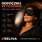 RELIVA Opaska Na Oczy 3D do Spania