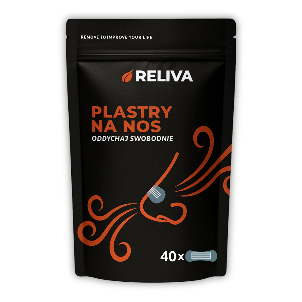RELIVA Plastry na Nos przeźroczyste 40 szt.