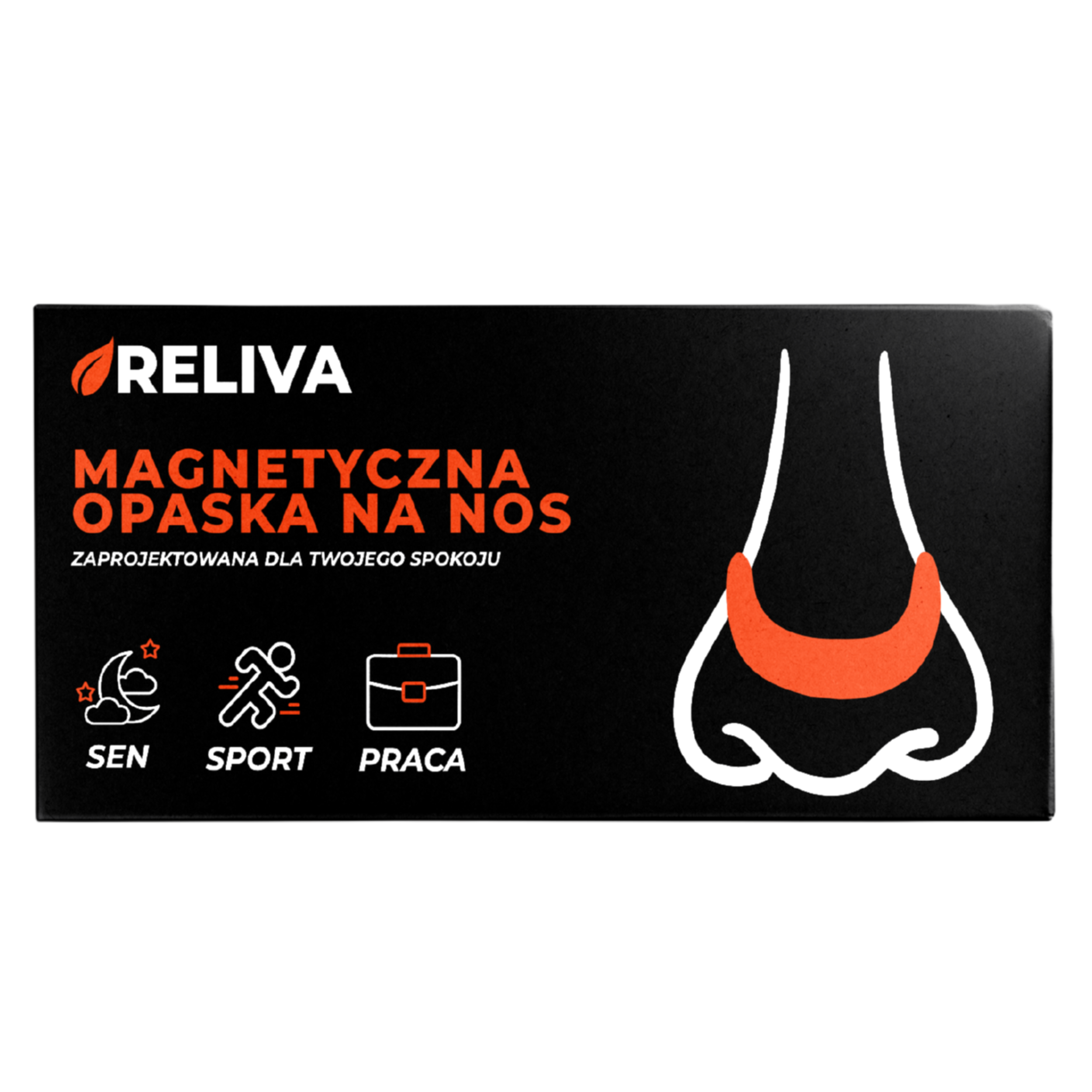 RELIVA Magnetyczna opaska na Nos 30 szt.